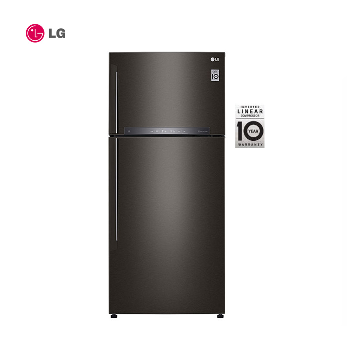 LG Kulkas Inverter Two Door 437L - GN-H452HXHN